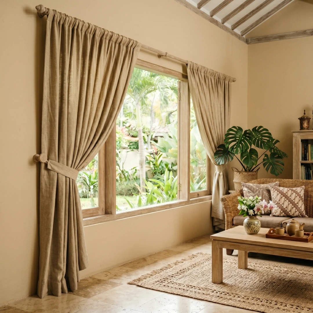 cat warna cream dengan gorden warna beige cat warna cream dengan gorden warna beige