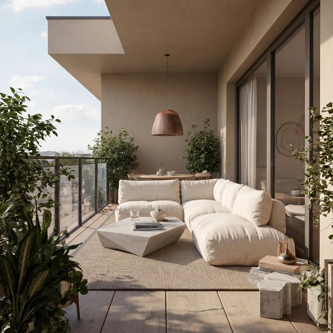Balkon Sejuk Warna Cream Coklat Balkon Sejuk Warna Cream Coklat