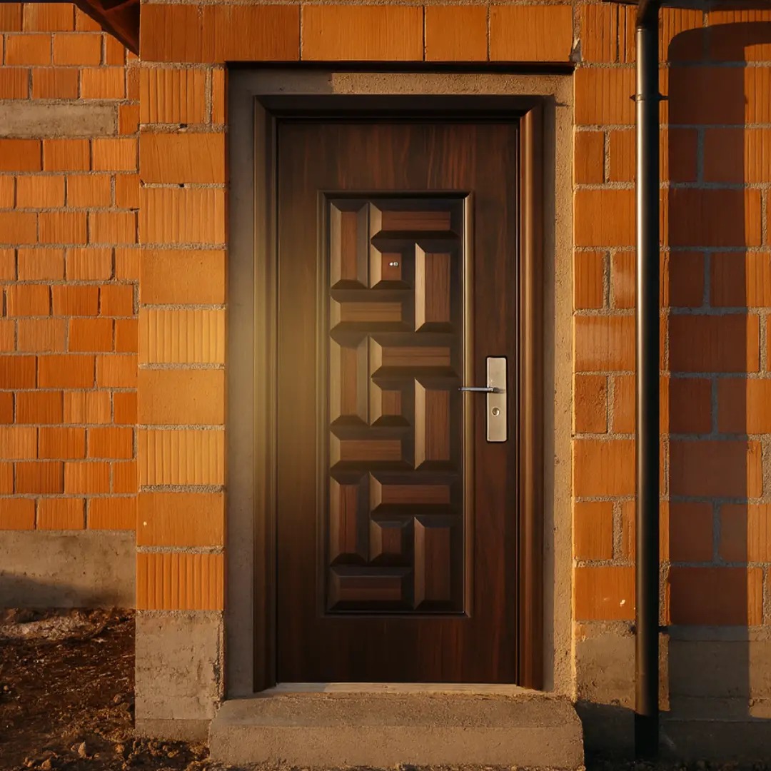 rumah dengan pintu baja fortress motif kayu rumah dengan pintu baja fortress motif kayu