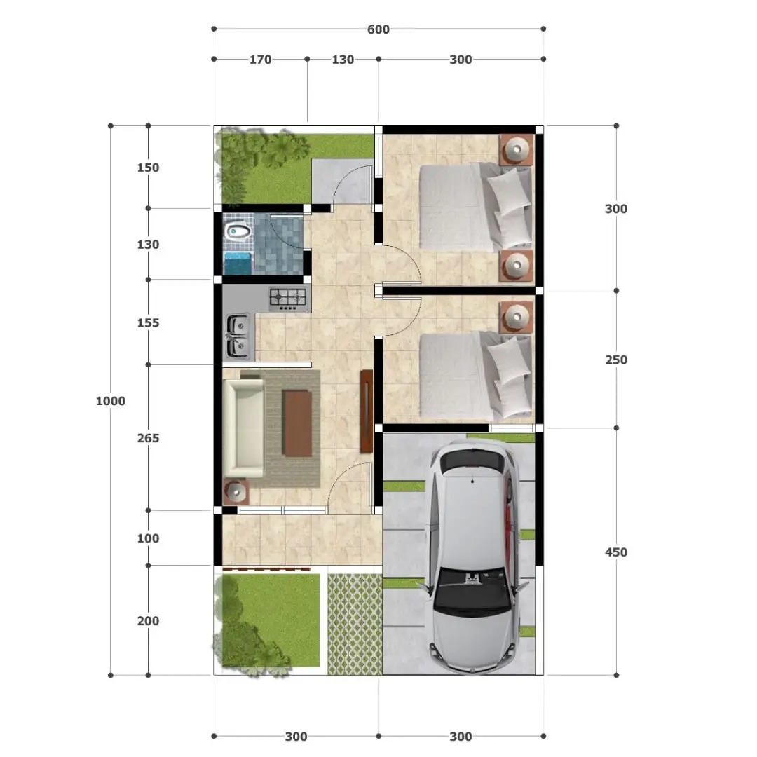 Denah bangun rumah 100 juta 3 Denah bangun rumah 100 juta 3