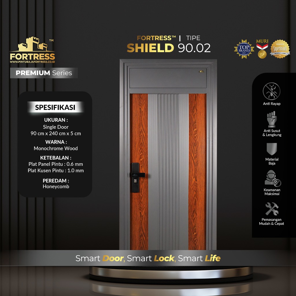 Pintu Hotel Merk Fortress Tipe Shield 90.02 Pintu Hotel Merk Fortress Tipe Shield 90.02