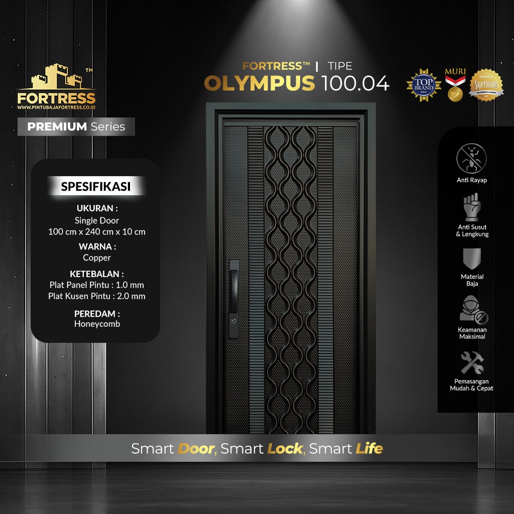 Pintu baja Fortress Type Olympus 100.04 Pintu baja Fortress Type Olympus 100.04