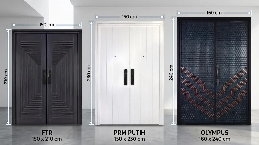 Lengkap! Ini Ukuran Pintu Baja FORTRESS 2 Pintu yang Wajib Anda Tahu Lengkap! Ini Ukuran Pintu Baja FORTRESS 2 Pintu yang Wajib Anda Tahu