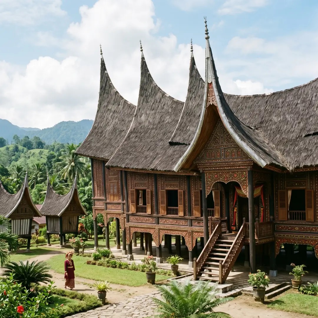 Rumah Adat Khas Minang Rumah Adat Khas Minang