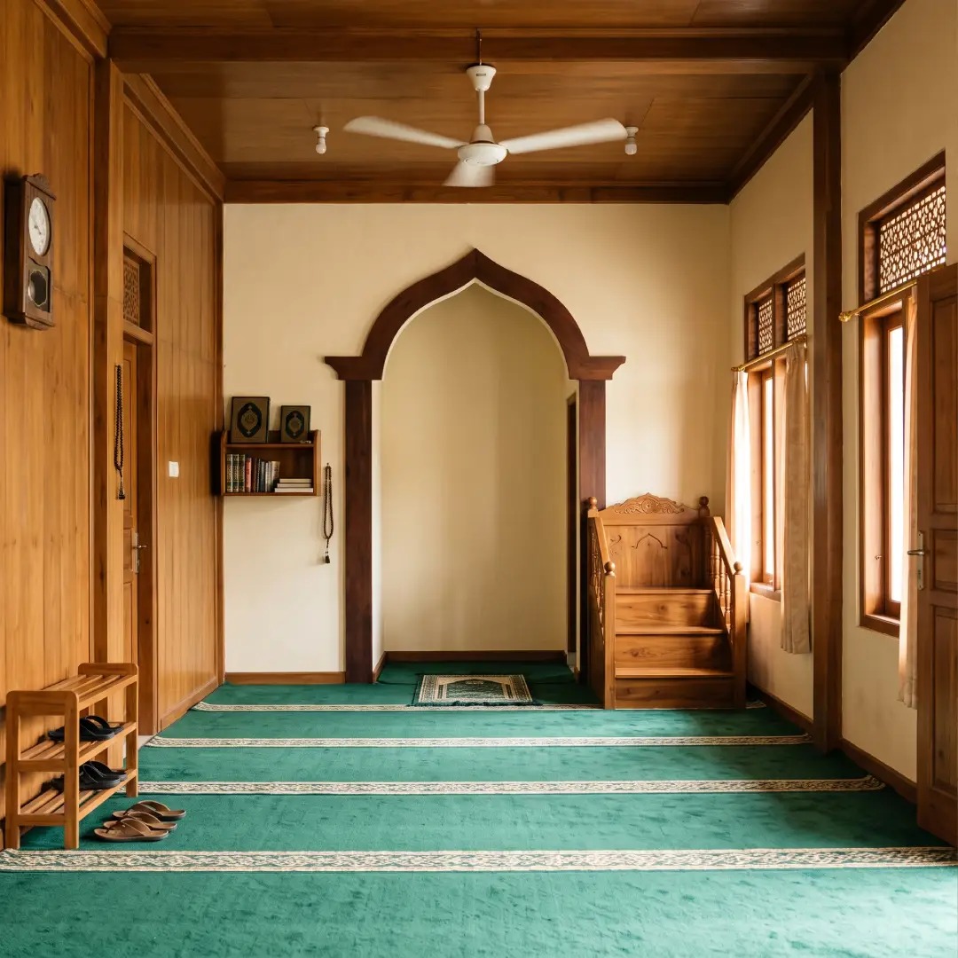 cat masjid warna cream dan coklat kayu cat masjid warna cream dan coklat kayu