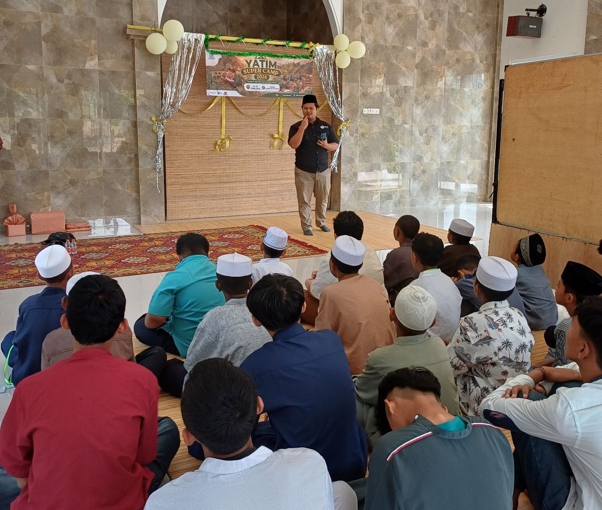 Dua Hari Penuh Cerita Bersama 45 Anak Yatim di YATIM SUPER CAMP Dua Hari Penuh Cerita Bersama 45 Anak Yatim di YATIM SUPER CAMP