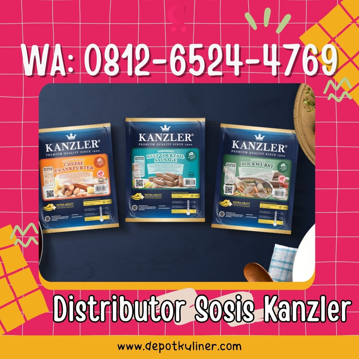 Distributor Sosis Kanzler : Siap Kirim ke Alamat Anda! Distributor Sosis Kanzler : Siap Kirim ke Alamat Anda!