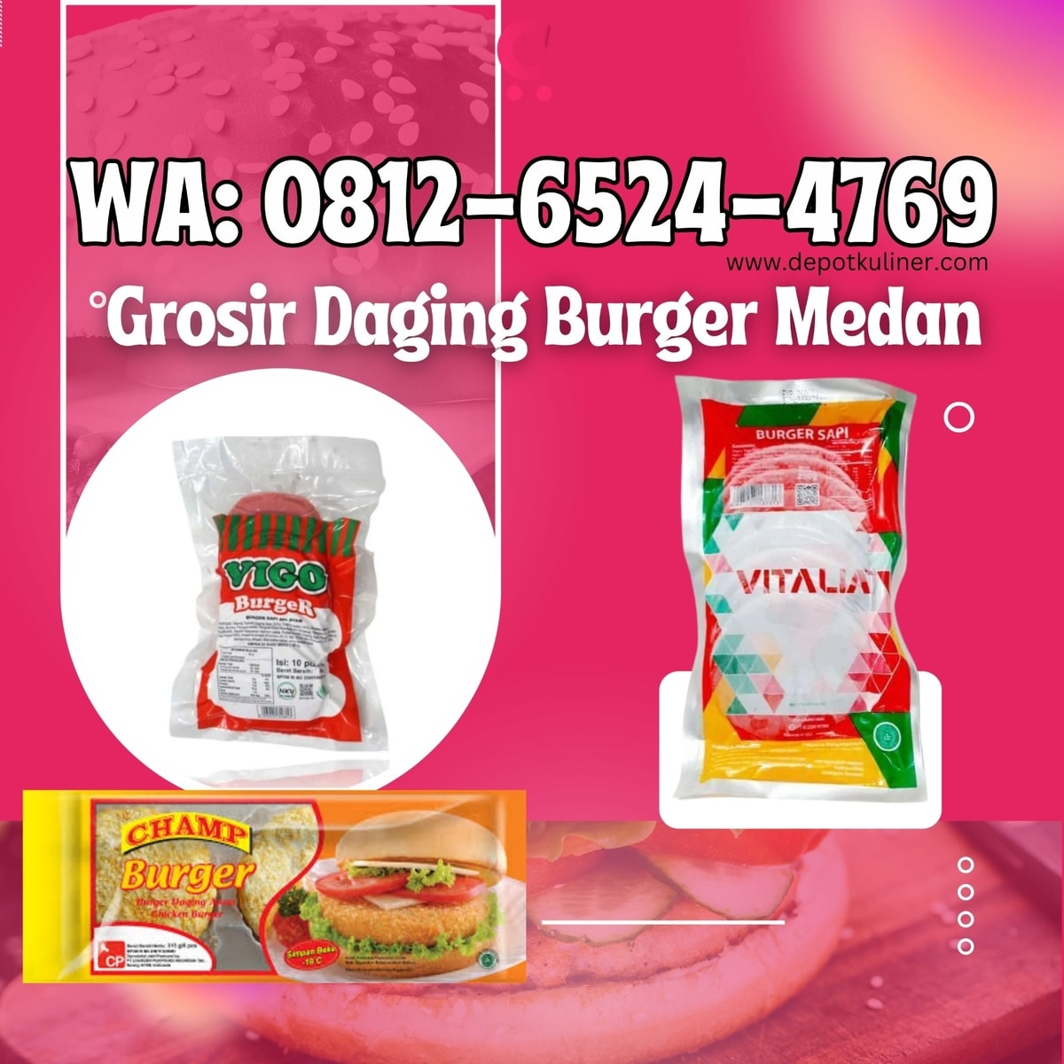 Grosir Daging Burger Medan : Harga Termurah Hanya Disini Grosir Daging Burger Medan : Harga Termurah Hanya Disini