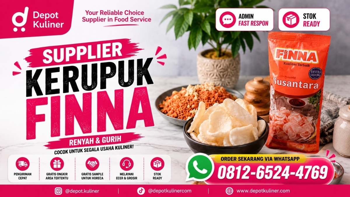 PENGIRIMAN CEPAT, WA: 0812-6524-4769, Supplier Kerupuk Finna PENGIRIMAN CEPAT, WA: 0812-6524-4769, Supplier Kerupuk Finna