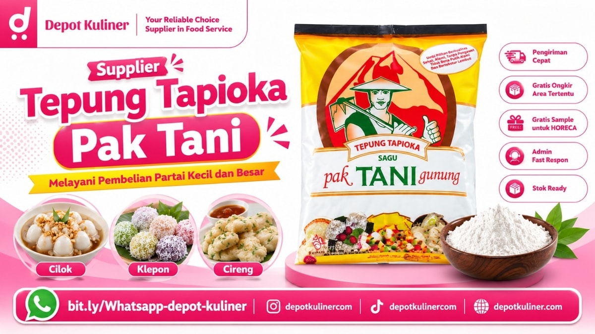 SUPER HEMAT, WA: 0812-6524-4769, Supplier Tepung Tapioka Pak Tani SUPER HEMAT, WA: 0812-6524-4769, Supplier Tepung Tapioka Pak Tani