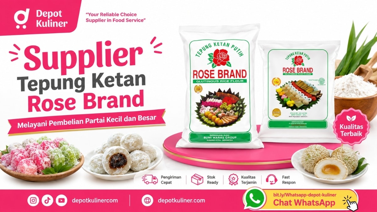 TERMURAH, WA: 0812-6524-4769, Supplier Tepung Ketan Rose Brand TERMURAH, WA: 0812-6524-4769, Supplier Tepung Ketan Rose Brand
