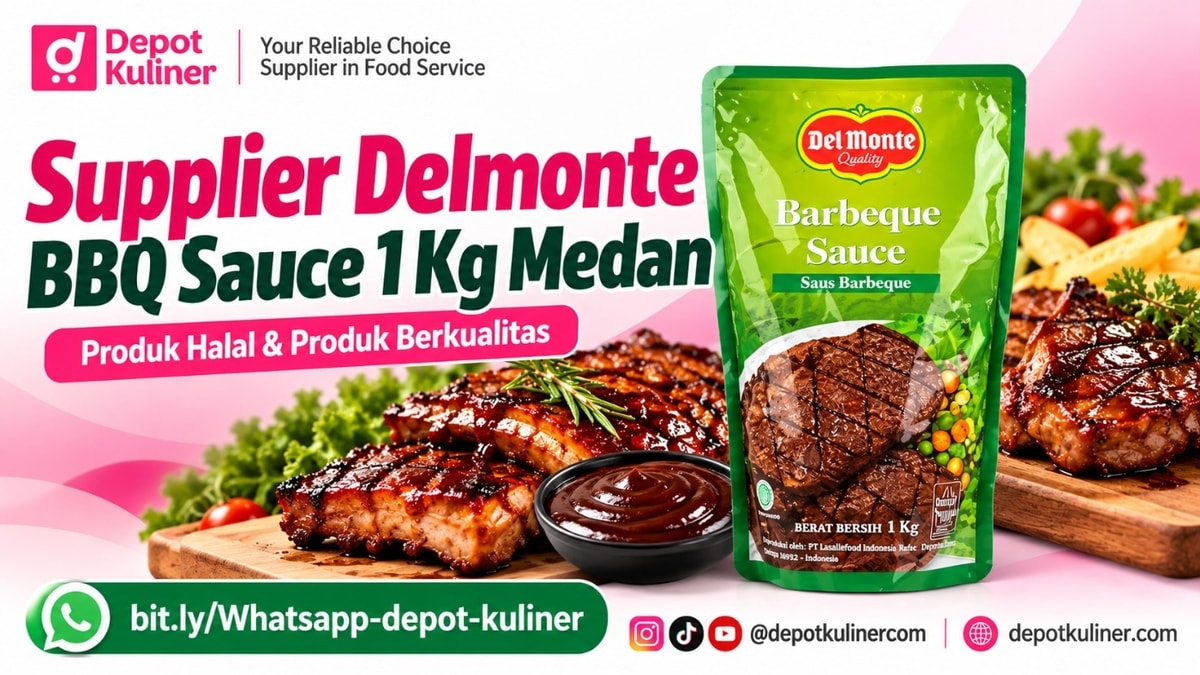 BEST SELLER, WA: 0812-6524-4769, Supplier Delmonte BBQ Sauce 1 Kg Medan BEST SELLER, WA: 0812-6524-4769, Supplier Delmonte BBQ Sauce 1 Kg Medan