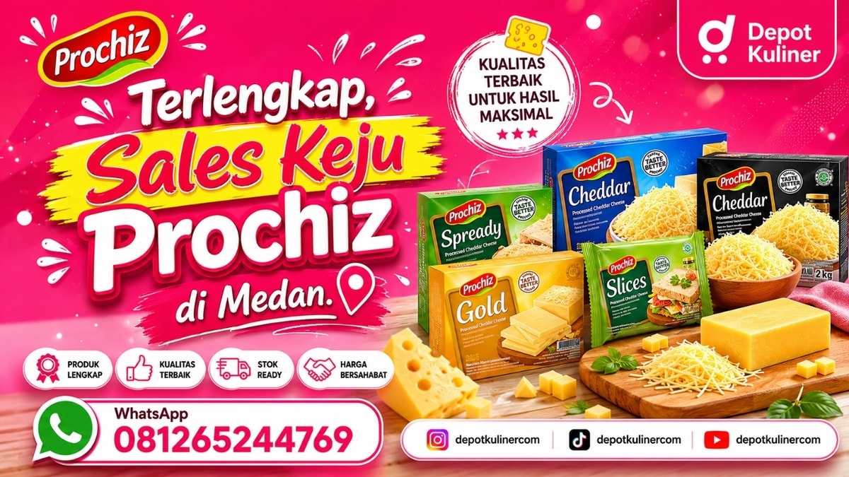 Sales Keju Prochiz Medan Harga Grosir Murah | Depot Kuliner Sales Keju Prochiz Medan Harga Grosir Murah | Depot Kuliner