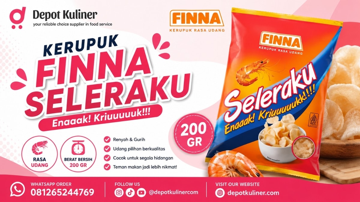 Distributor Kerupuk Mentah Medan – Kerupuk Mentah Siap Goreng Finna Seleraku Rasa Udang Distributor Kerupuk Mentah Medan – Kerupuk Mentah Siap Goreng Finna Seleraku Rasa Udang