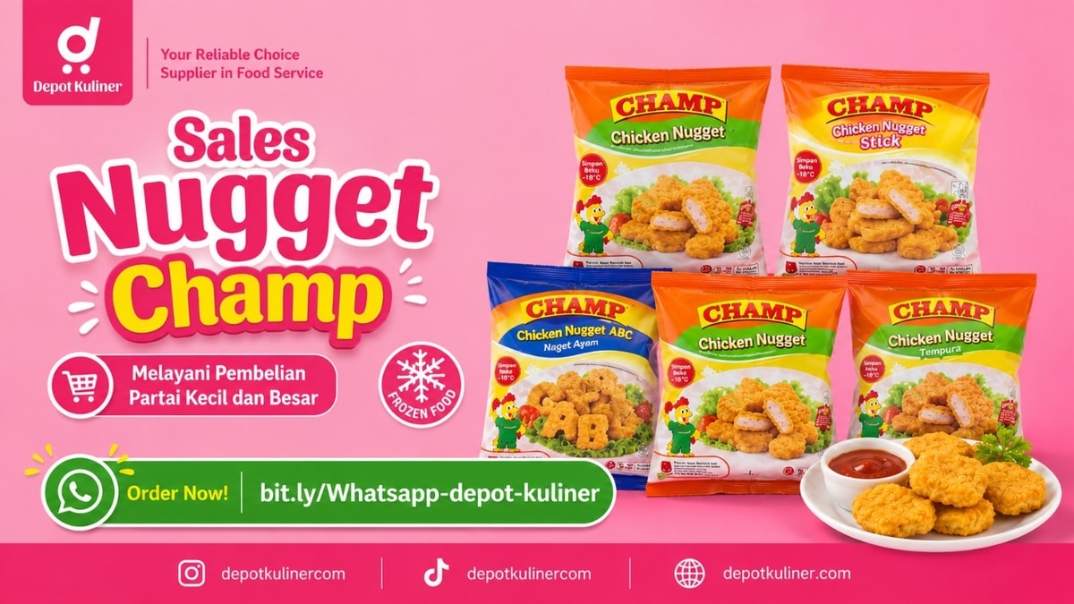 SIAP KIRIM HARI INI, WA: 0812-6524-4769, Sales Nugget Champ SIAP KIRIM HARI INI, WA: 0812-6524-4769, Sales Nugget Champ
