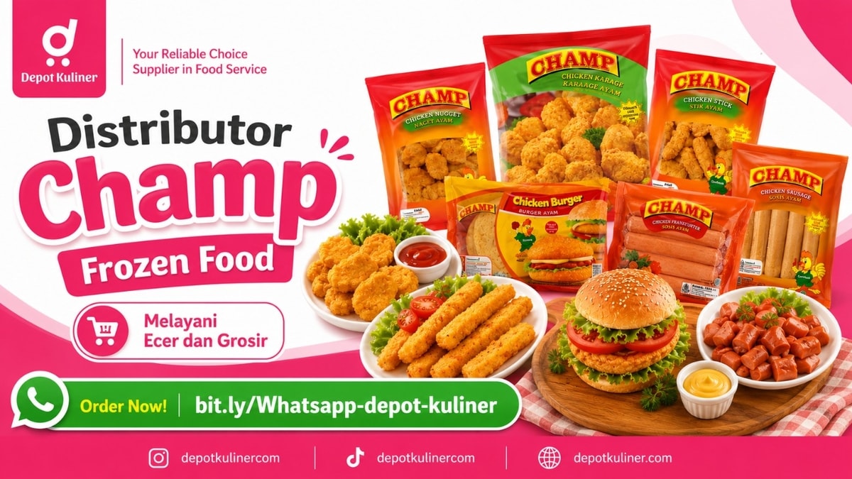 PRODUK TERLENGKAP, WA: 0812-6524-4769, Distributor Champ Frozen Food PRODUK TERLENGKAP, WA: 0812-6524-4769, Distributor Champ Frozen Food
