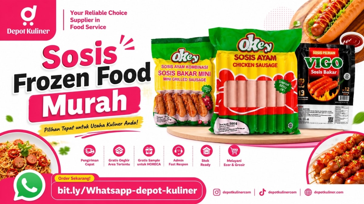 TERMURAH, WA: 0812-6524-4769, Sosis Frozen Food Murah TERMURAH, WA: 0812-6524-4769, Sosis Frozen Food Murah