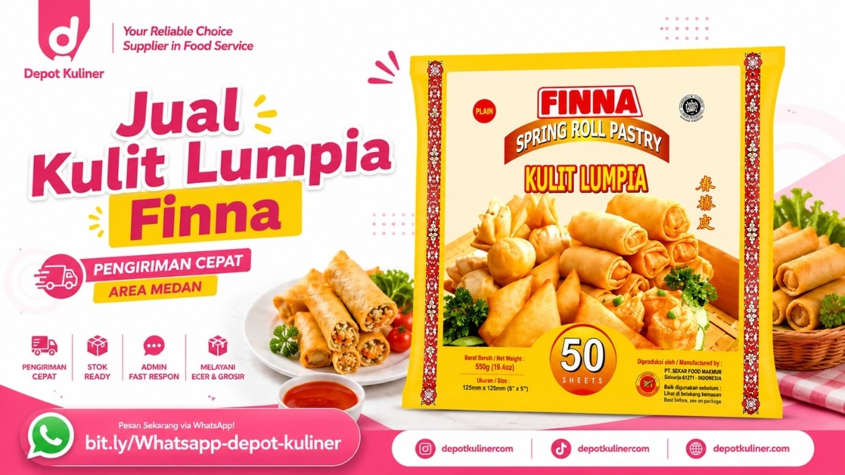 TERMURAH, WA: 0812-6524-4769, Jual Kulit Lumpia Finna TERMURAH, WA: 0812-6524-4769, Jual Kulit Lumpia Finna