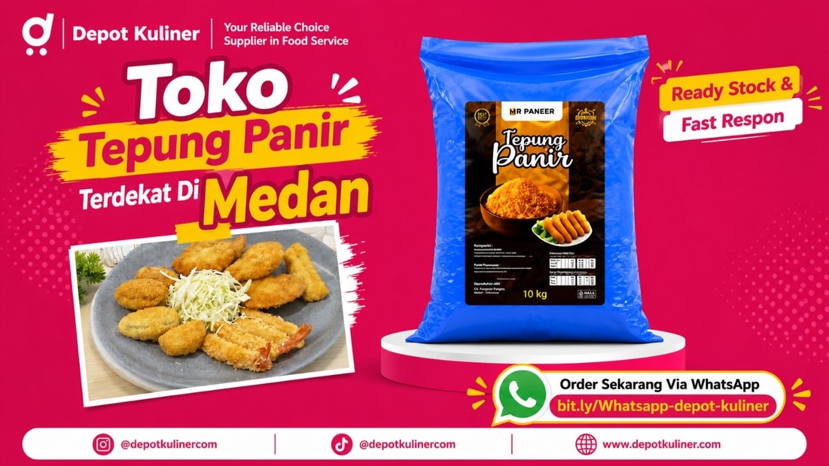 HARGA TERBAIK, WA: 0812-6524-4769, Toko Tepung Panir Terdekat Di Medan HARGA TERBAIK, WA: 0812-6524-4769, Toko Tepung Panir Terdekat Di Medan