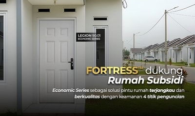 pintu baja fortress terpasang di rumah subsidi pintu baja fortress terpasang di rumah subsidi