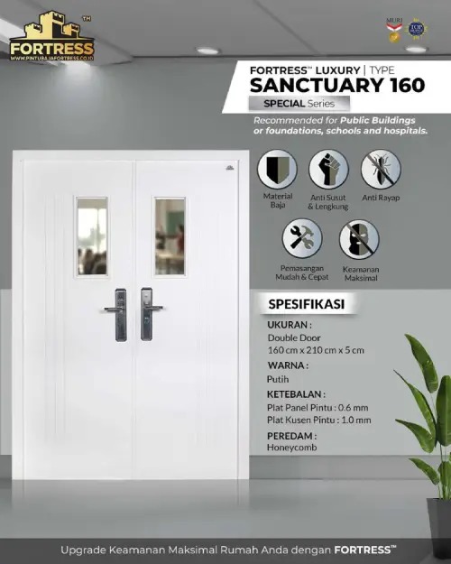 Model Pintu Putih yang Sederhana Merk Fortress Pintu Baja Model Pintu Putih yang Sederhana Merk Fortress Pintu Baja