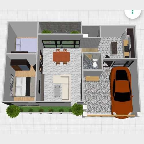 Denah Rumah Type 36/72 Denah Rumah Type 36/72