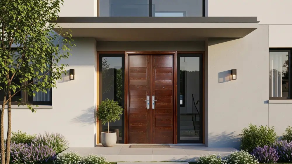 Inspirasi Model Pintu Minimalis dari Kayu 2 Pintu untuk Hunian Kekinian