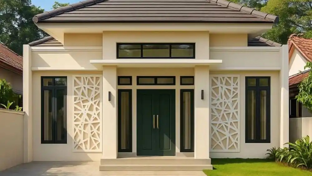 Gak Nyangka! Model Rumah 1 Pintu 2 Jendela Bisa Sebagus Ini
