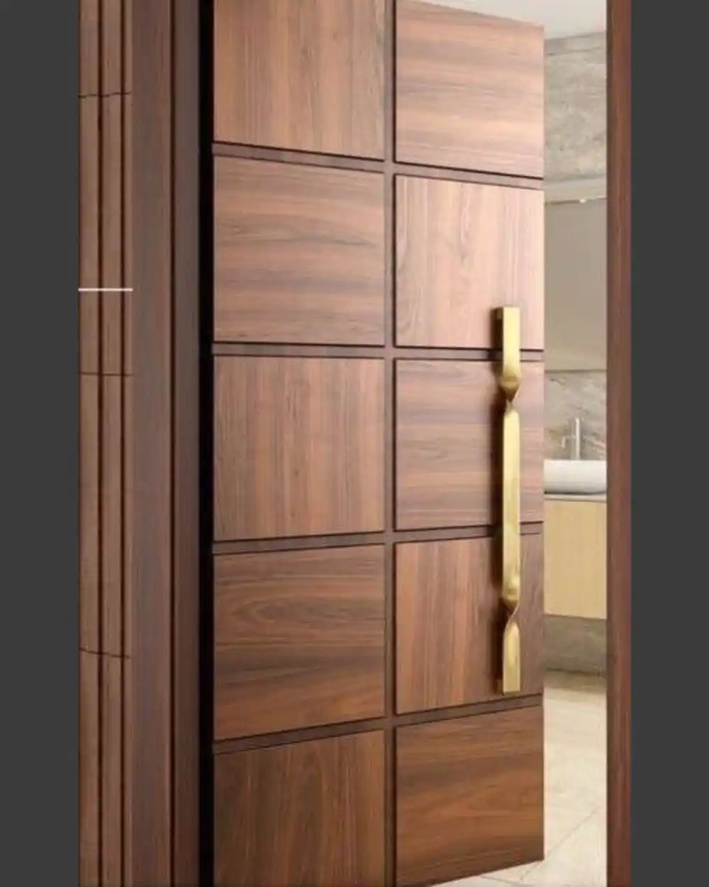 Pintu Model Pintu Rumah Kotak-kotak