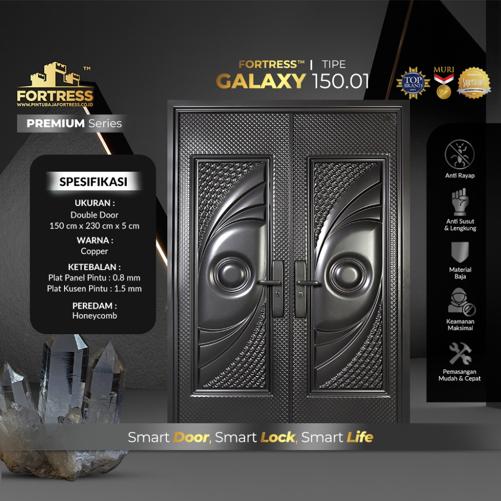 Pintu Baja Fortress Galaxy 150.01