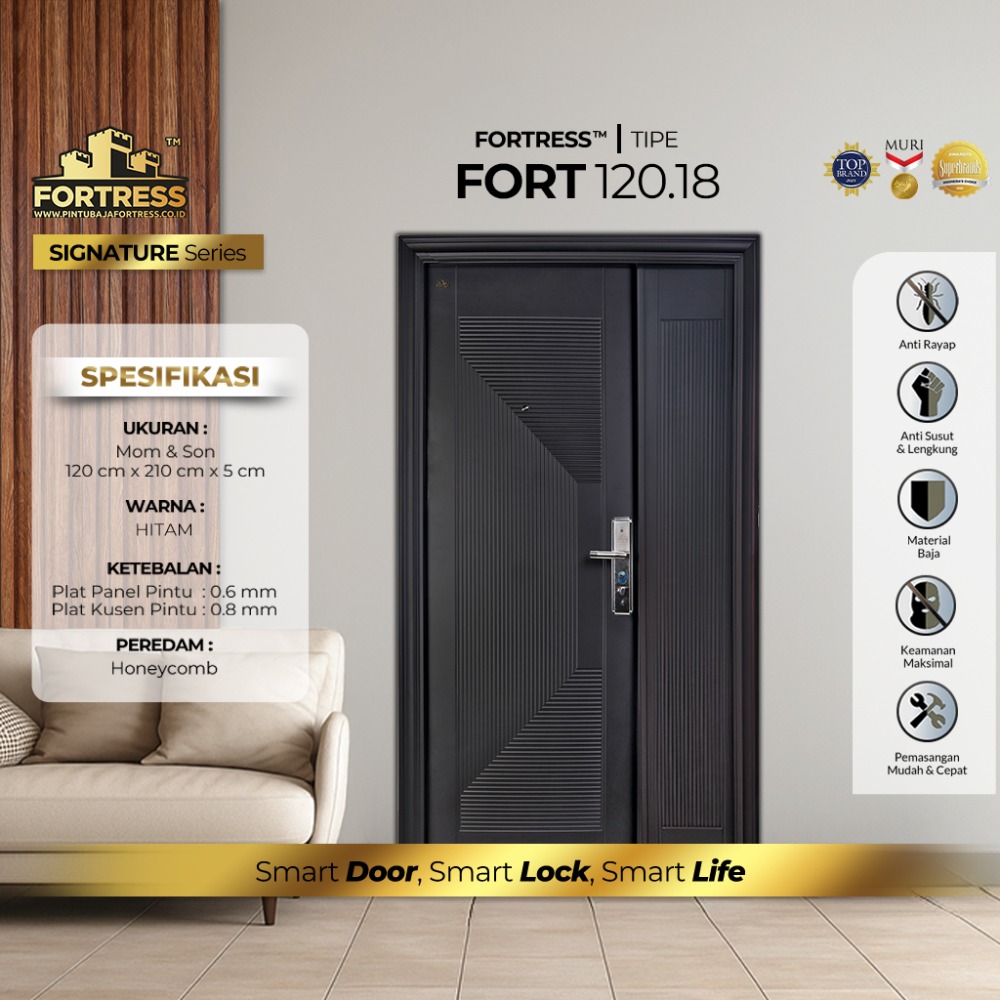 Pintu baja Fortress Tipe FORT 120.18