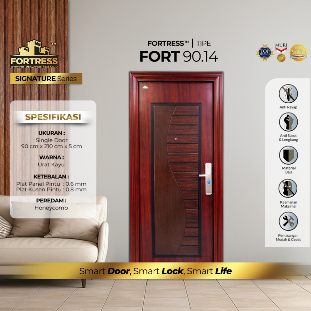 Pintu baja Fortress Fort 90.14