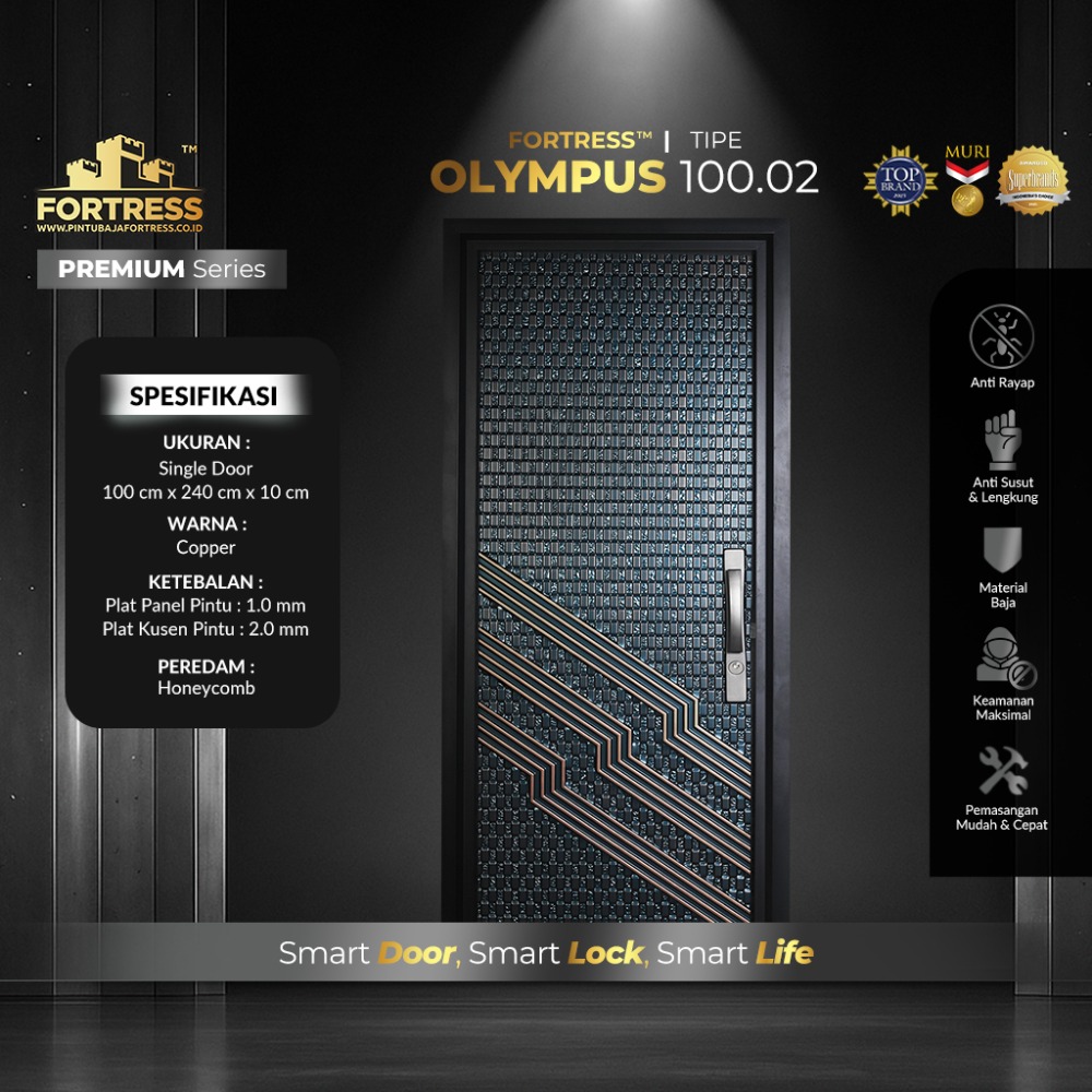 Pintu Baja Fortress Type Olympus 100.02