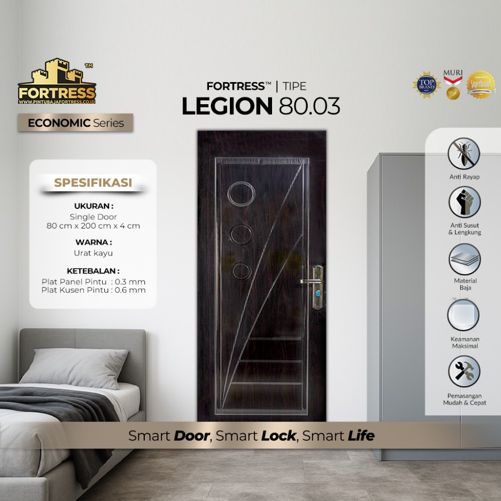 Pintu Baja Fortress Tipe Legion 80.03