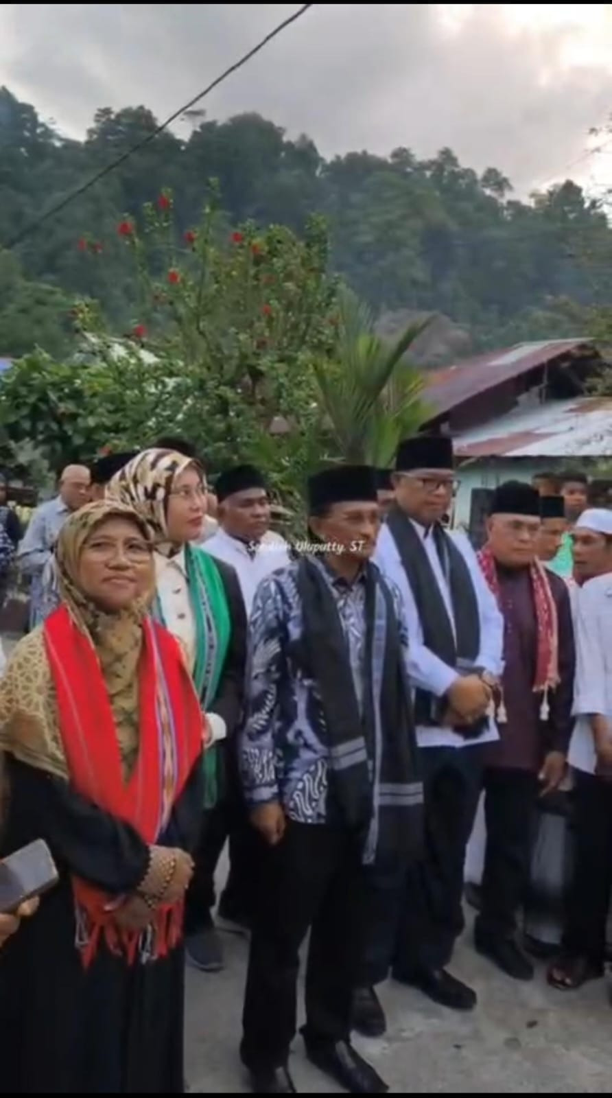 Tokoh Masyarakat disamut antusias masyarakat