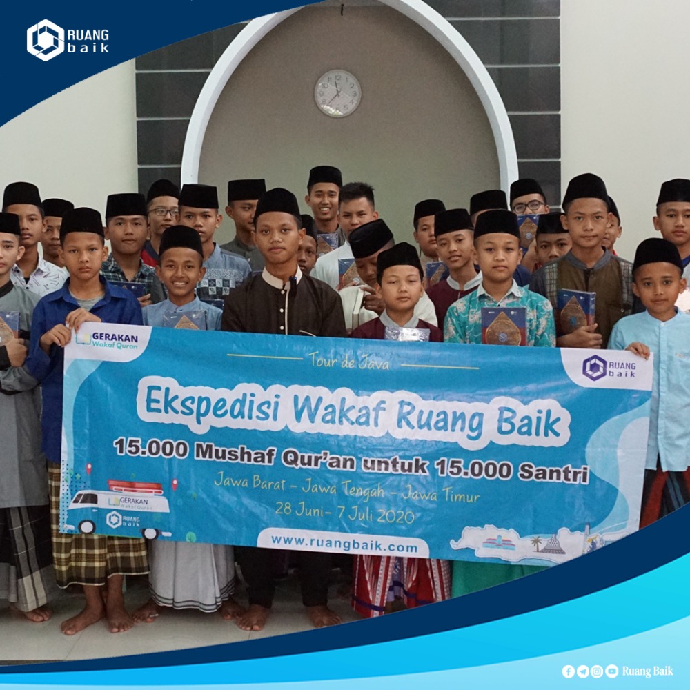 Penyaluran Al Quran melalui Ekspedisi Wakaf Quran Tour de Java
(Jawa Barat, Jawa Tengah, Jawa Timur dan DI Yogyakarta)
Juni - Juli 2020