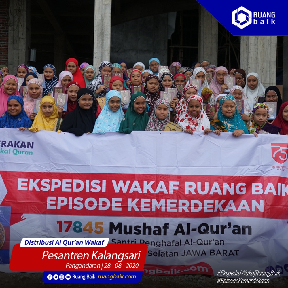 Penyaluran Al Quran melalui Ekspedisi Wakaf Quran Tour de West Java
(Wilayah Pesisir Selatan Jawa Barat)
Agustus 2020