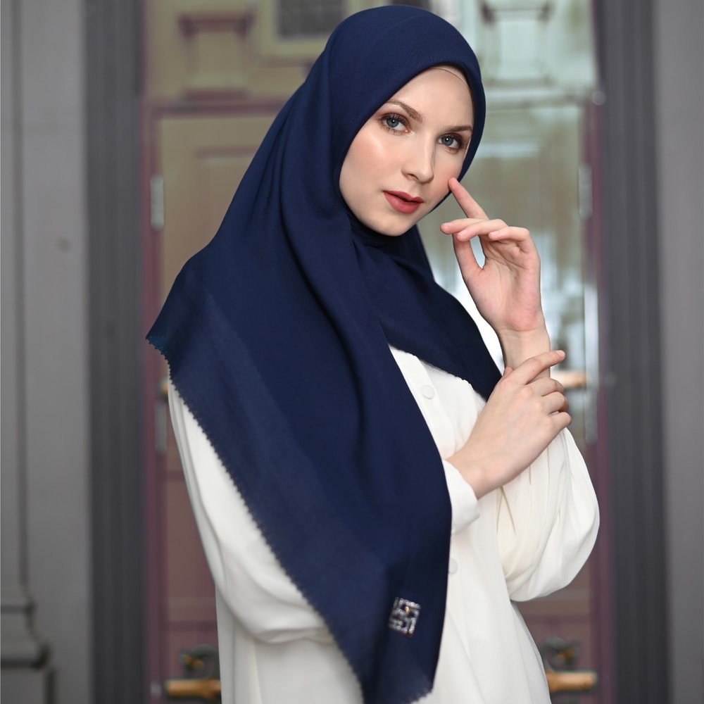 Delicate Scarf Navy Blue