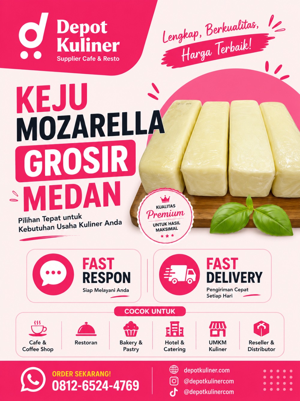 Keju Mozarella Grosir Medan