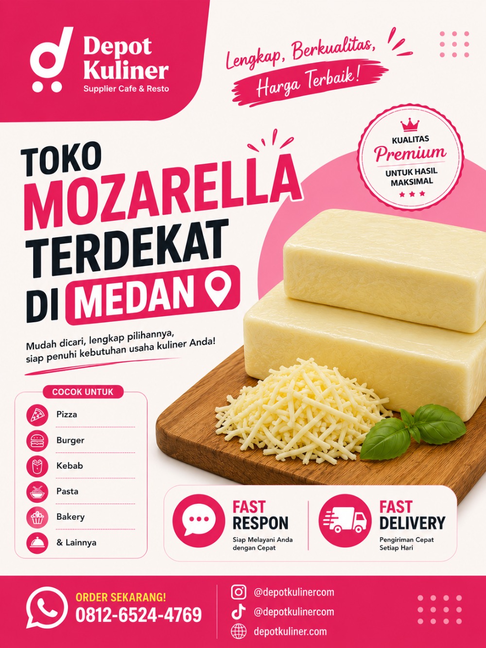 Toko Mozarella Terdekat di Medan