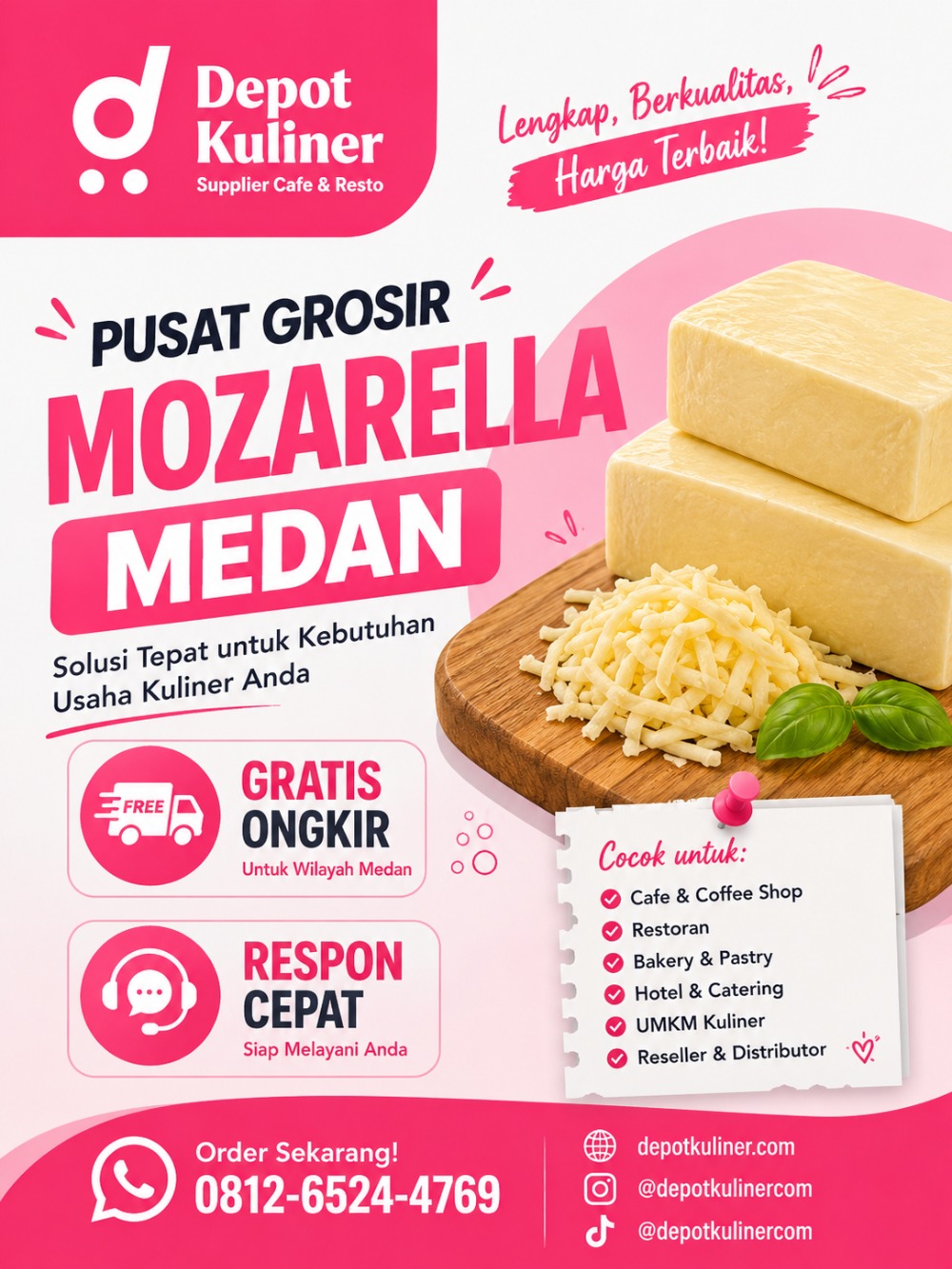 Pusat Grosir Mozarella Medan