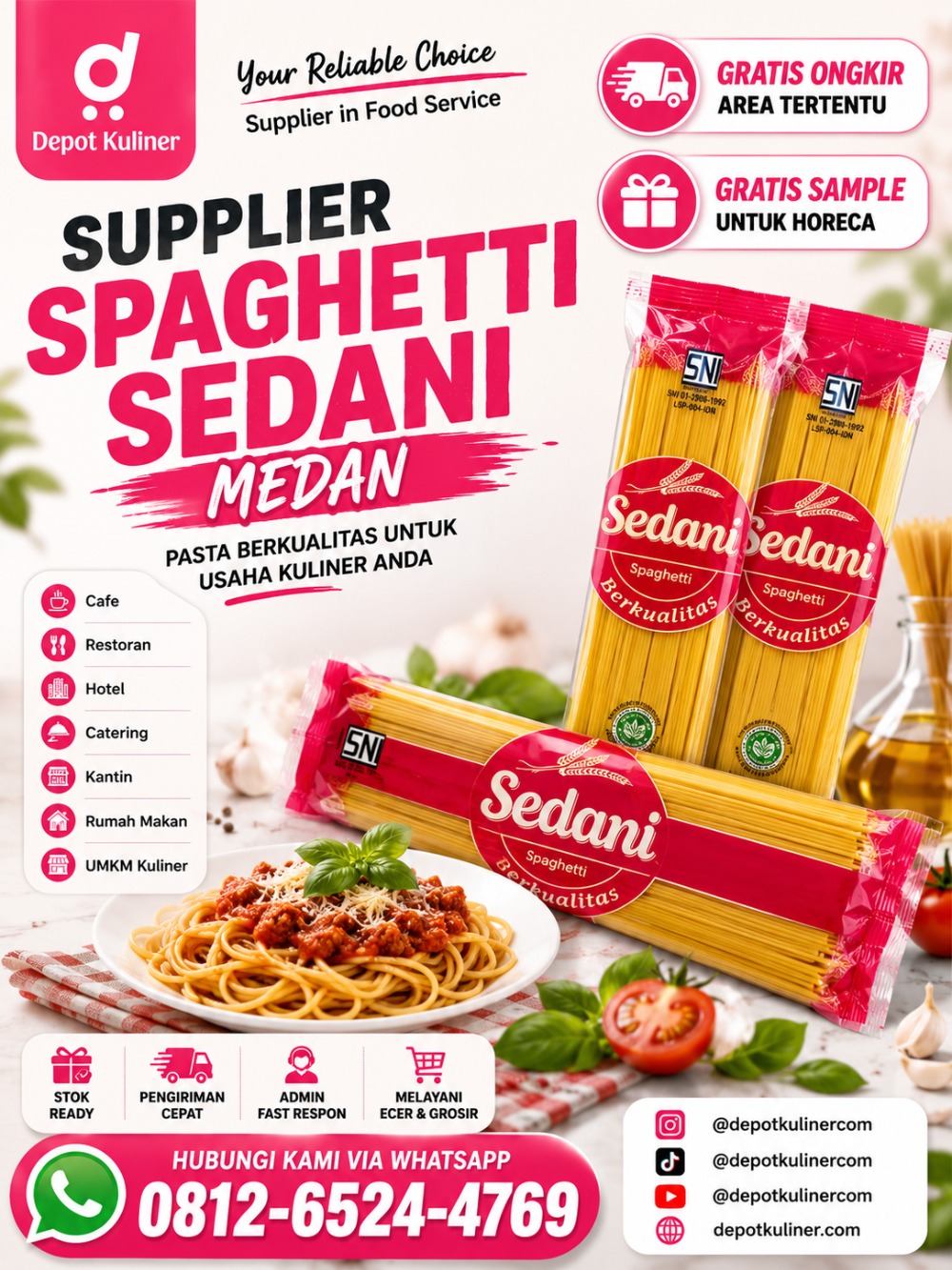 Supplier Spaghetti Sedani Medan