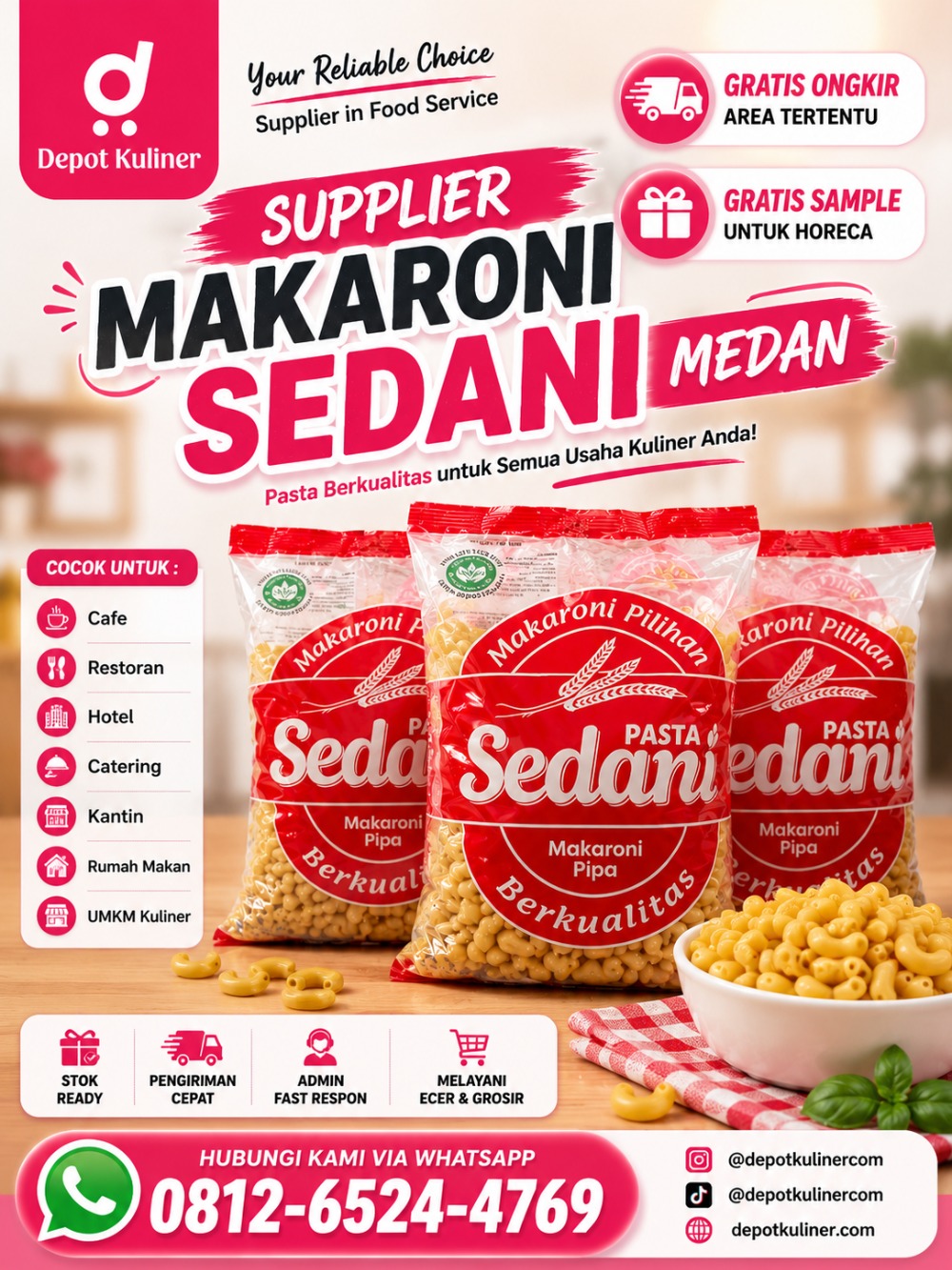 Supplier Makaroni Sedani Medan