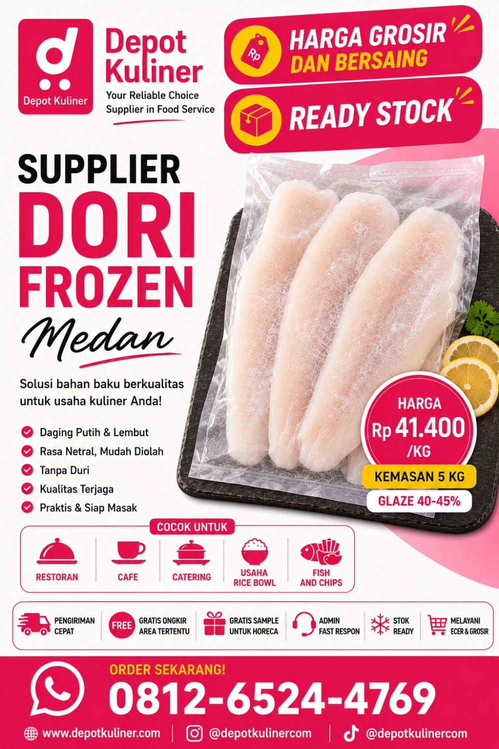 Supplier Dori Frozen Medan