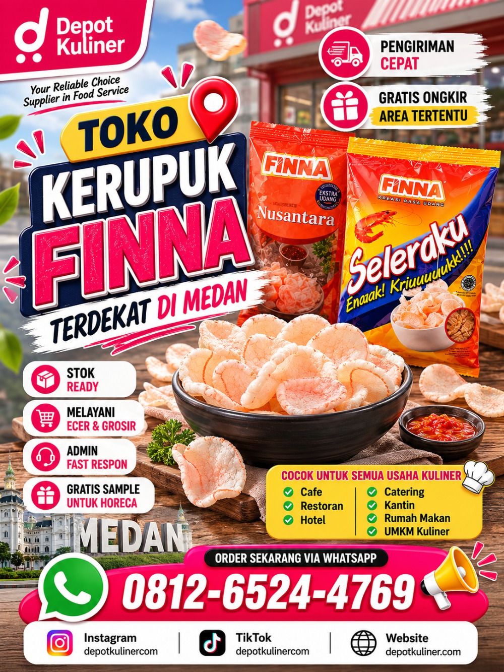 Toko Kerupuk Finna Terdekat Di Medan