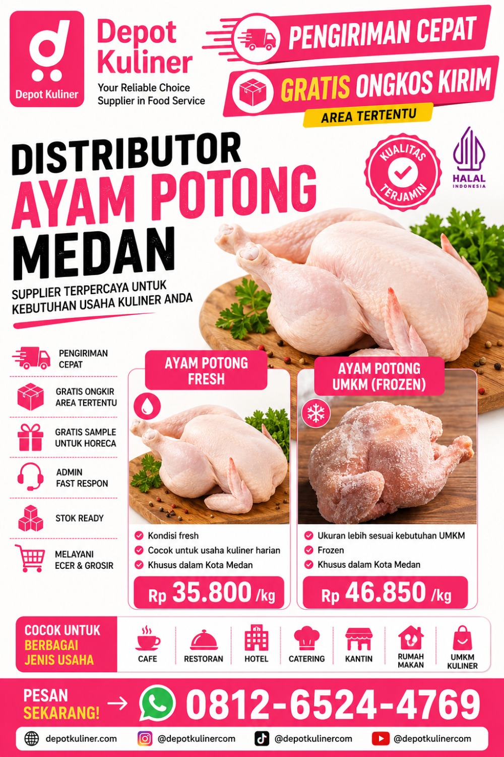 Distributor Ayam Potong Medan