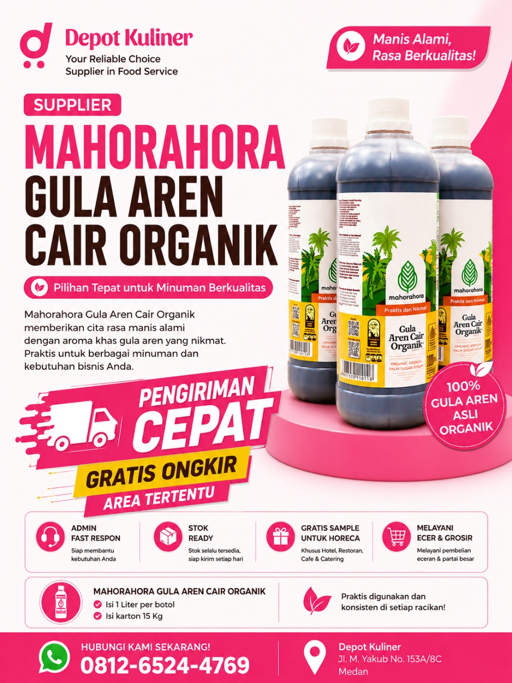 Supplier Mahorahora Gula Aren Cair Medan