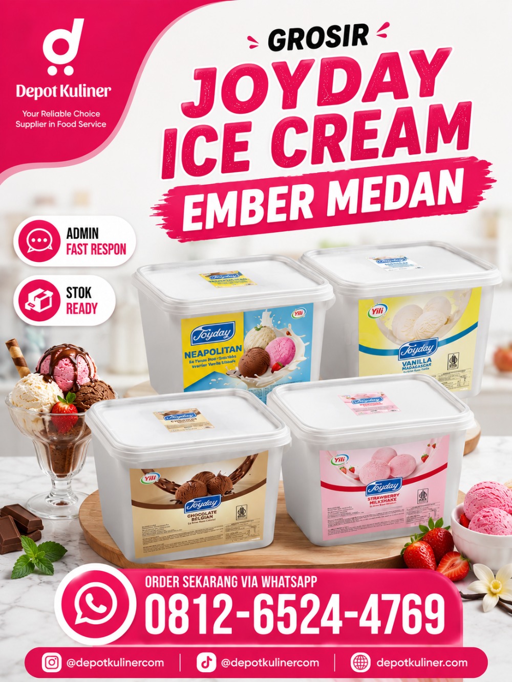 Grosir Joyday Ice Cream Ember Medan