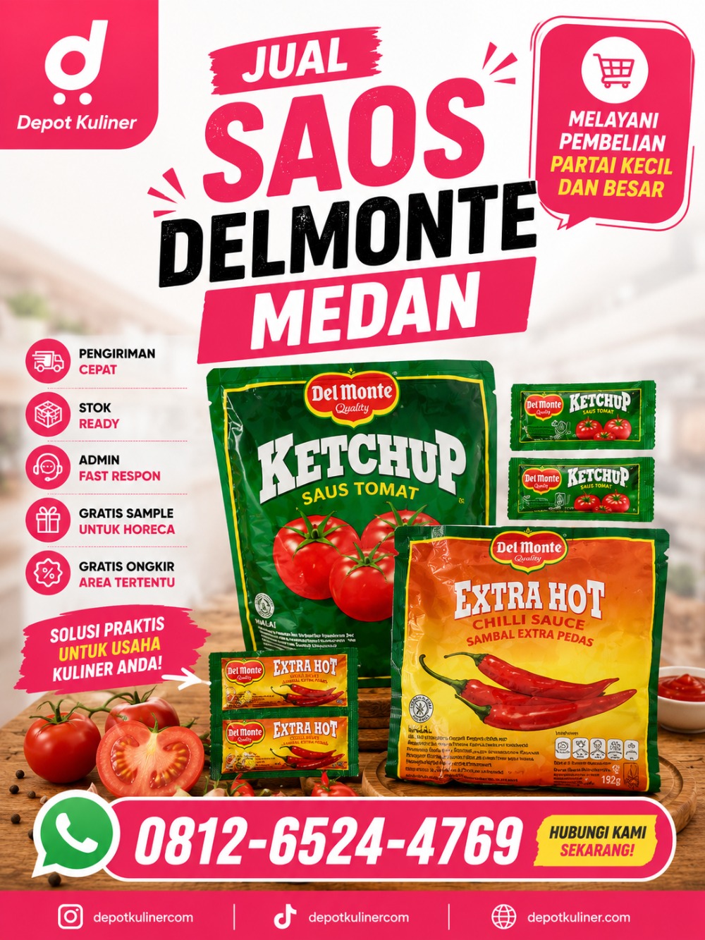 Jual Saos Delmonte Medan