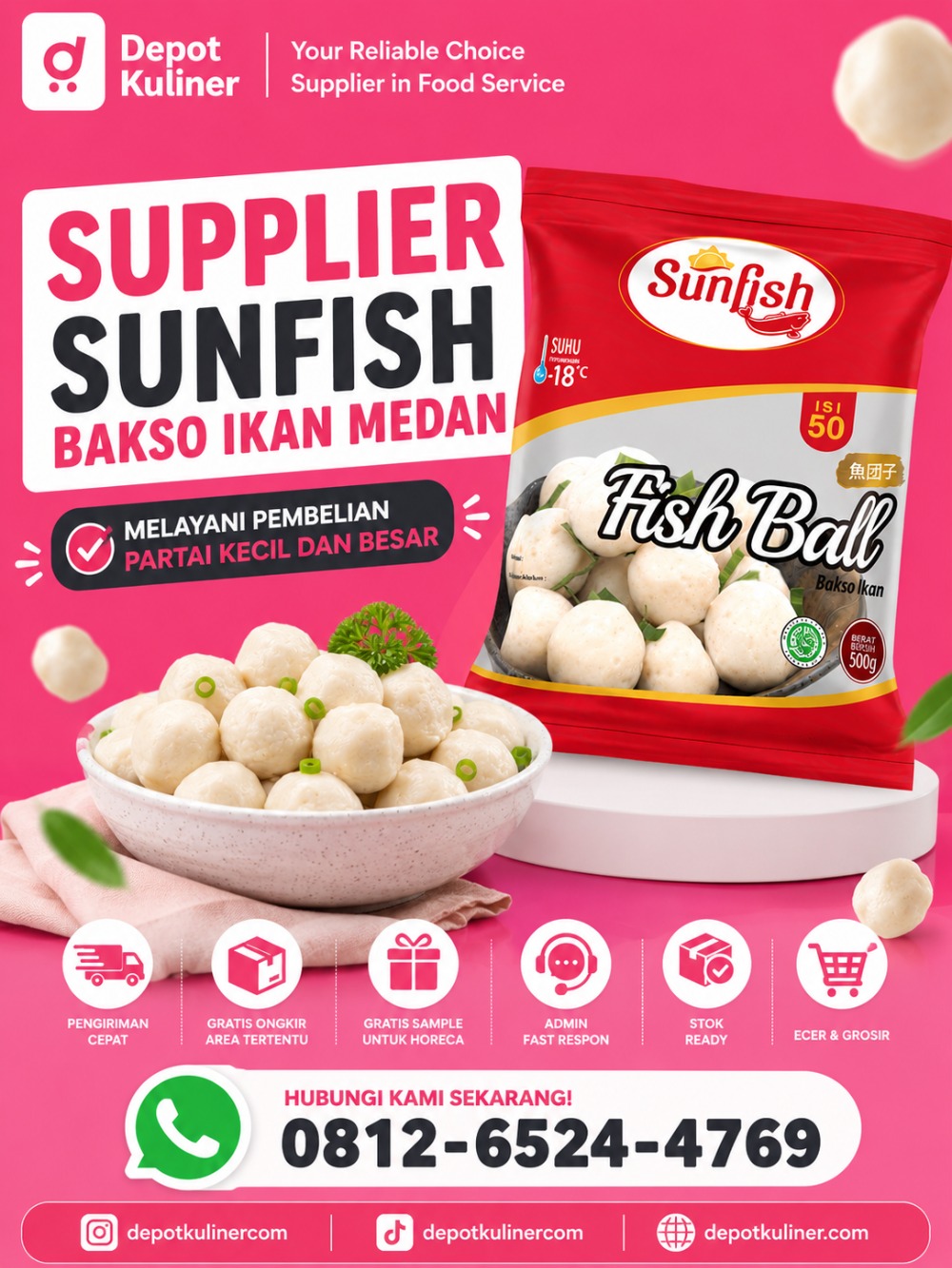 Supplier Sunfish Bakso Ikan Medan